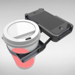 Photo of smartphone and cupholder combo